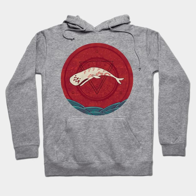 The Devil Roams These Waters Hoodie by againstbound